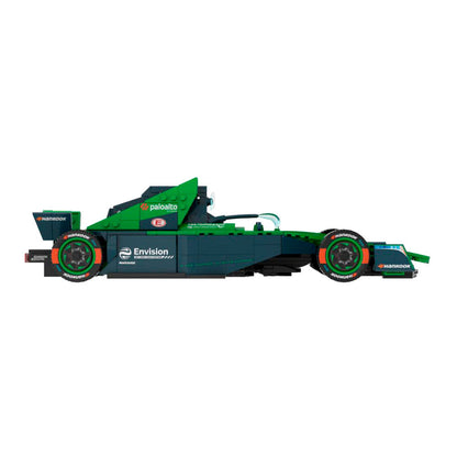 Kit PANTASY del monoplaza verde y negro Envision Racing Fórmula E - 4