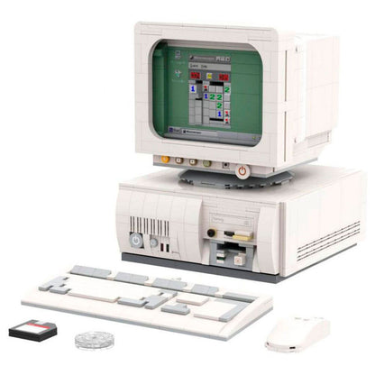 Kit PANTASY Retro Computer de construcción con ordenador retro blanco