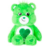 Peluche verde de Suerteosito de Osos Amorosos con corazones