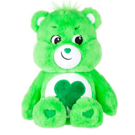 Peluche verde de Suerteosito de Osos Amorosos con corazones