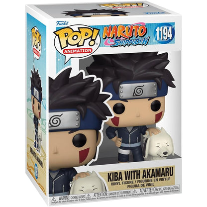 Figura Funko POP! de Kiba con Akamaru de Naruto Shippuden - 2