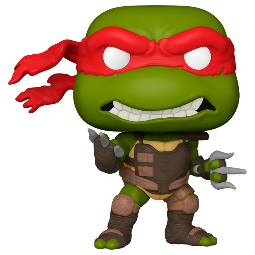 Figura Funko POP de Raphael de Tortugas Ninja The Last Ronin con máscara roja y armas tipo sai