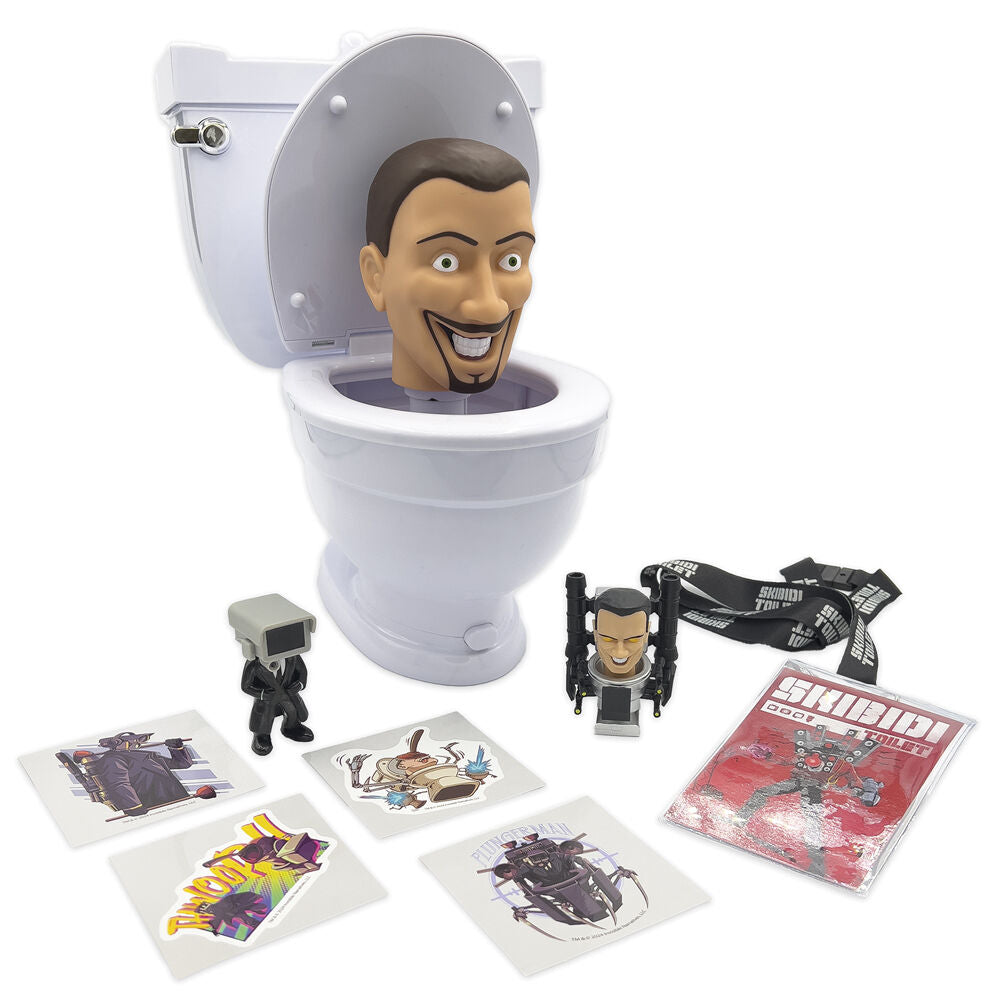 Inodoro Misterioso Skibidi Toilet con cabeza desplegable