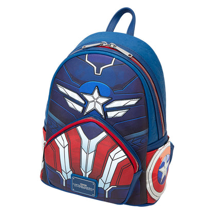 Mochila Loungefly de Capitán América Brave New World con alas - 6