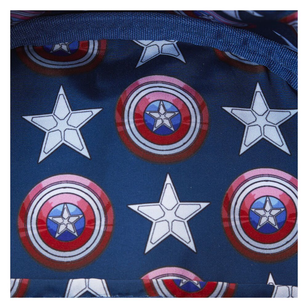 Mochila Loungefly de Capitán América Brave New World con alas - 7