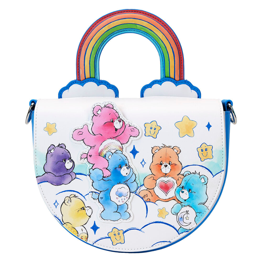 Bolso bandolera Rainbow Loungefly de Osos Amorosos con asa arcoíris - 3