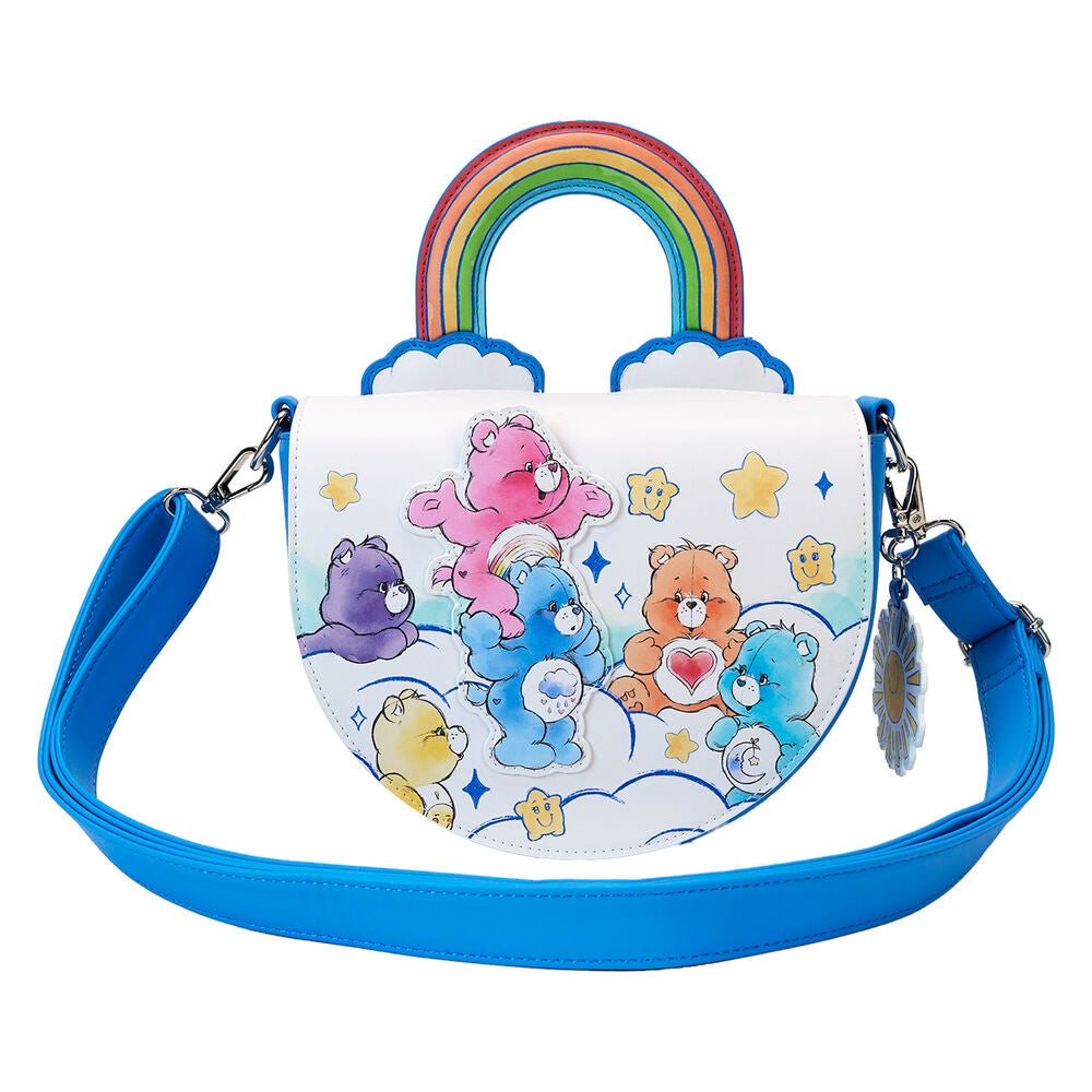Bolso bandolera Rainbow Loungefly de Osos Amorosos con asa arcoíris - 8