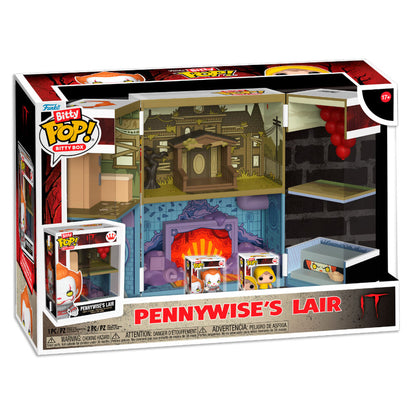 Diorama Funko Bitty POP! IT Pennywise's Lair con figuras y globos rojos - 2