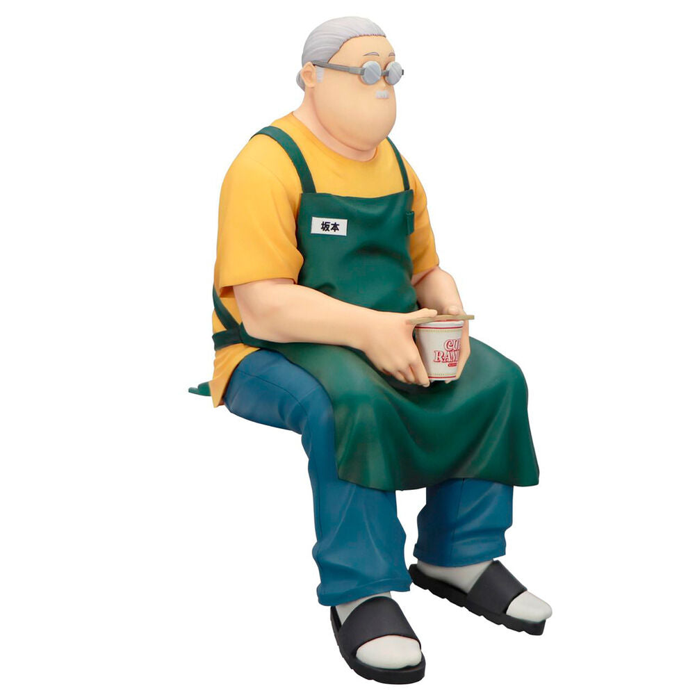 Figura Noodle Stopper de Taro Sakamoto sentado con gafas y delantal verde - 2