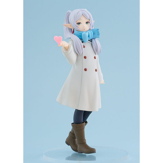 Figura POP UP PARADE de Frieren con abrigo blanco y bufanda azul - 2