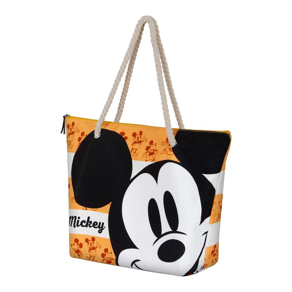 Bolsa de playa naranja de Mickey Disney con dos asas - 2