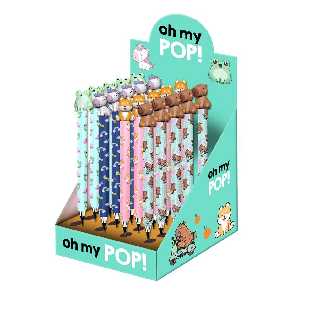 Lápiz eterno Oh My Pop! surtido con figuras de animales