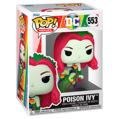 Figura Funko POP! de Poison Ivy de DC Comics sobre un tronco - 2