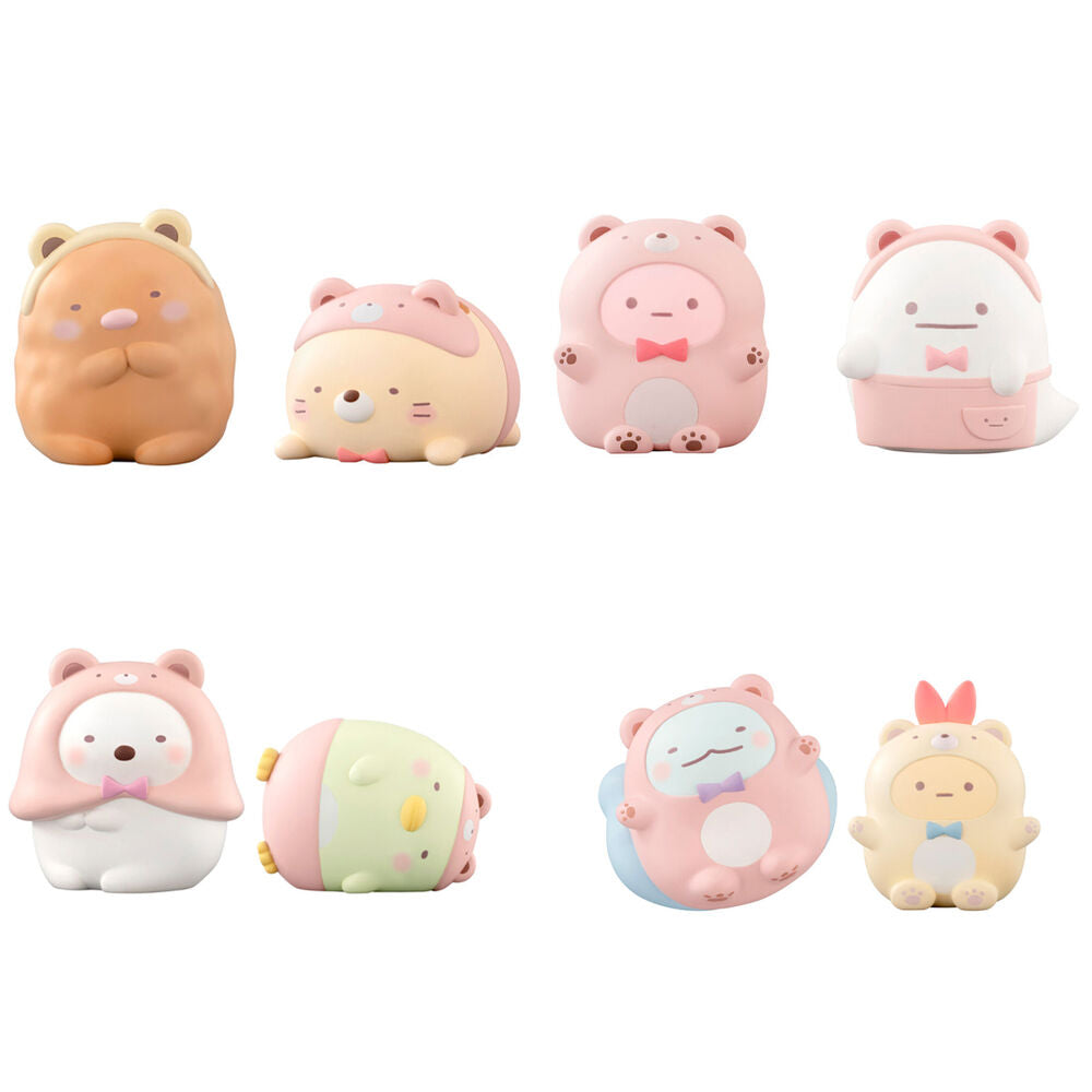Figuras Sumikko Gurashi Friends de BANDAI en varios diseños pastel