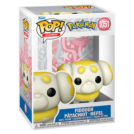 Figura Funko POP! de Pokémon Fidough en crema y amarillo - 2