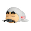 Figura Sea Dog de Crayon Shinchan blanca con bigotes negros