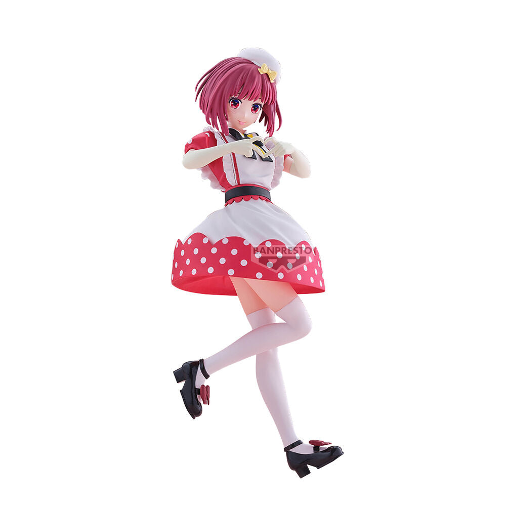 Figura de Kana Arima de Oshi no Ko con vestido blanco y rojo