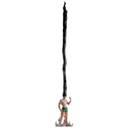 Figura de Gon de Hunter x Hunter con melena negra alargada y base gris