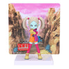 Figura de Panzy de Dragon Ball Daima con panel de fondo
