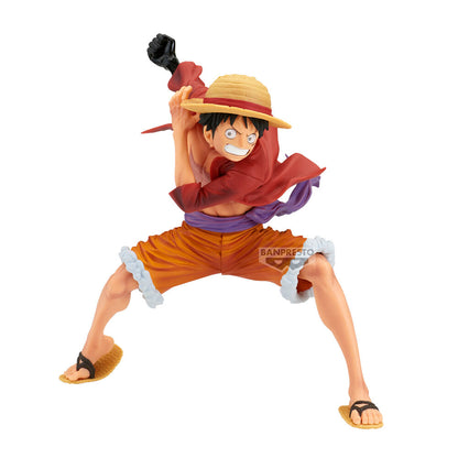Figura de Monkey D. Luffy Maximatic de One Piece en pose de acción