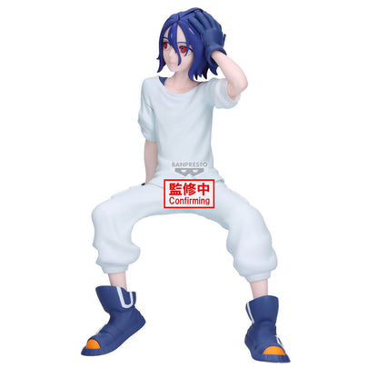 Figura de Shuji Ito de Mobile Suit Gundam GQuuuuuuX con cabello azul y conjunto blanco - 2