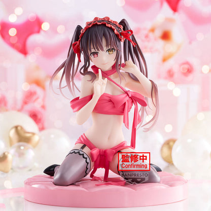 Figura de Kurumi Tokisaki de Date a Live sobre base rosa - 2