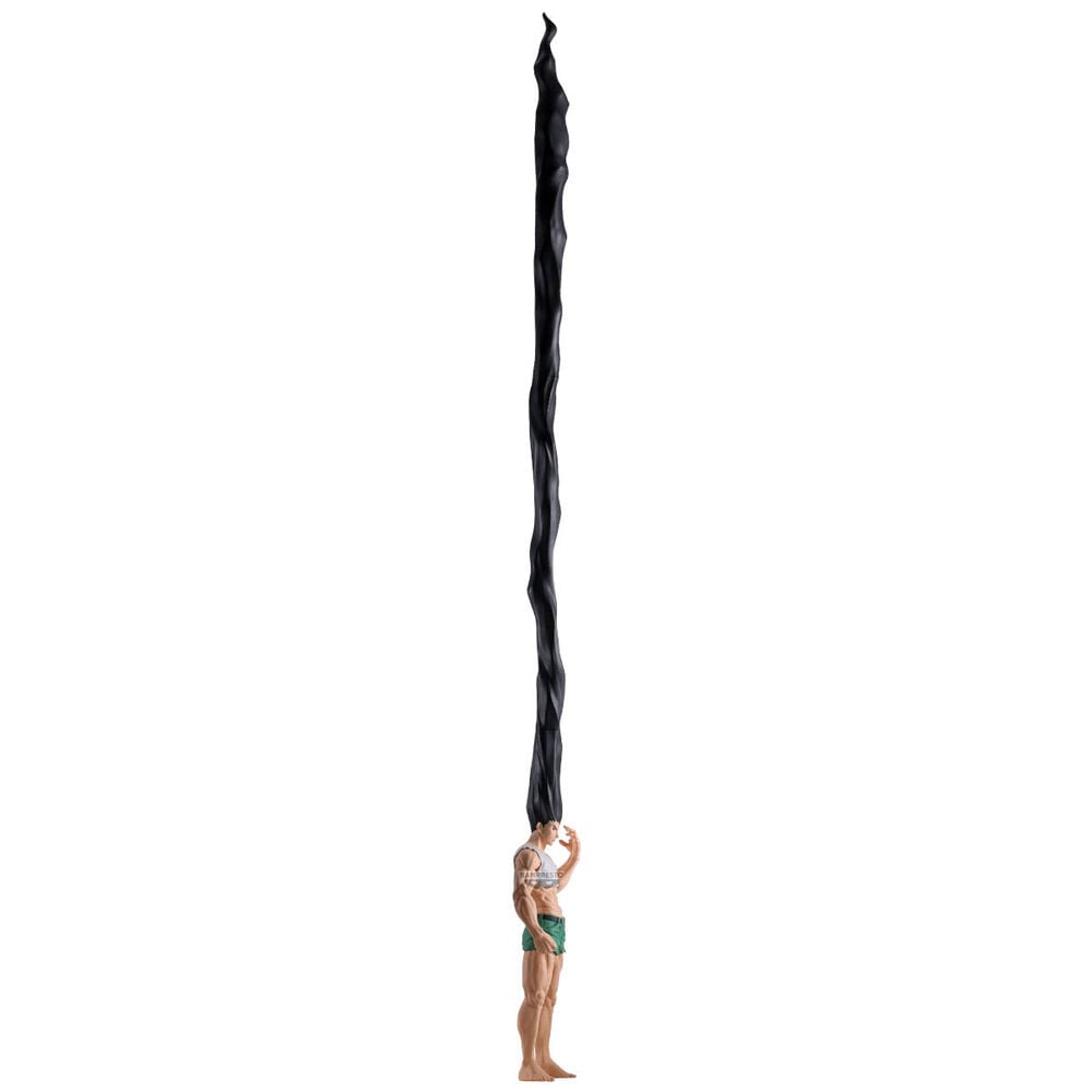 Figura de Gon de Hunter x Hunter con melena negra alargada y base gris - 2
