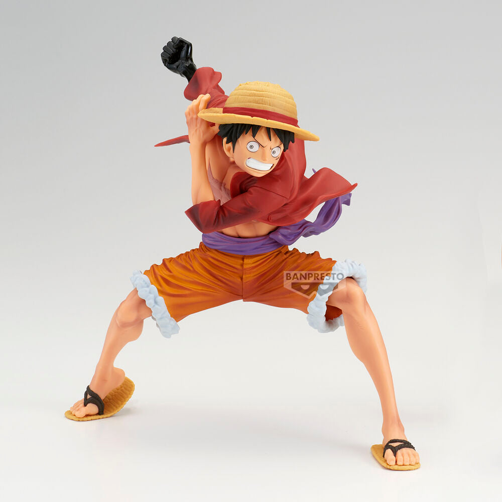 Figura de Monkey D. Luffy Maximatic de One Piece en pose de acción - 2