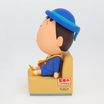 Figura de Bochan de Crayon Shin-chan con uniforme azul y sombrero - 3