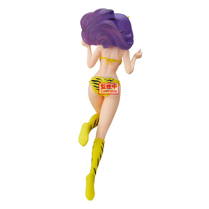 Figura de Lum de Urusei Yatsura con cabello morado y conjunto amarillo a rayas - 3