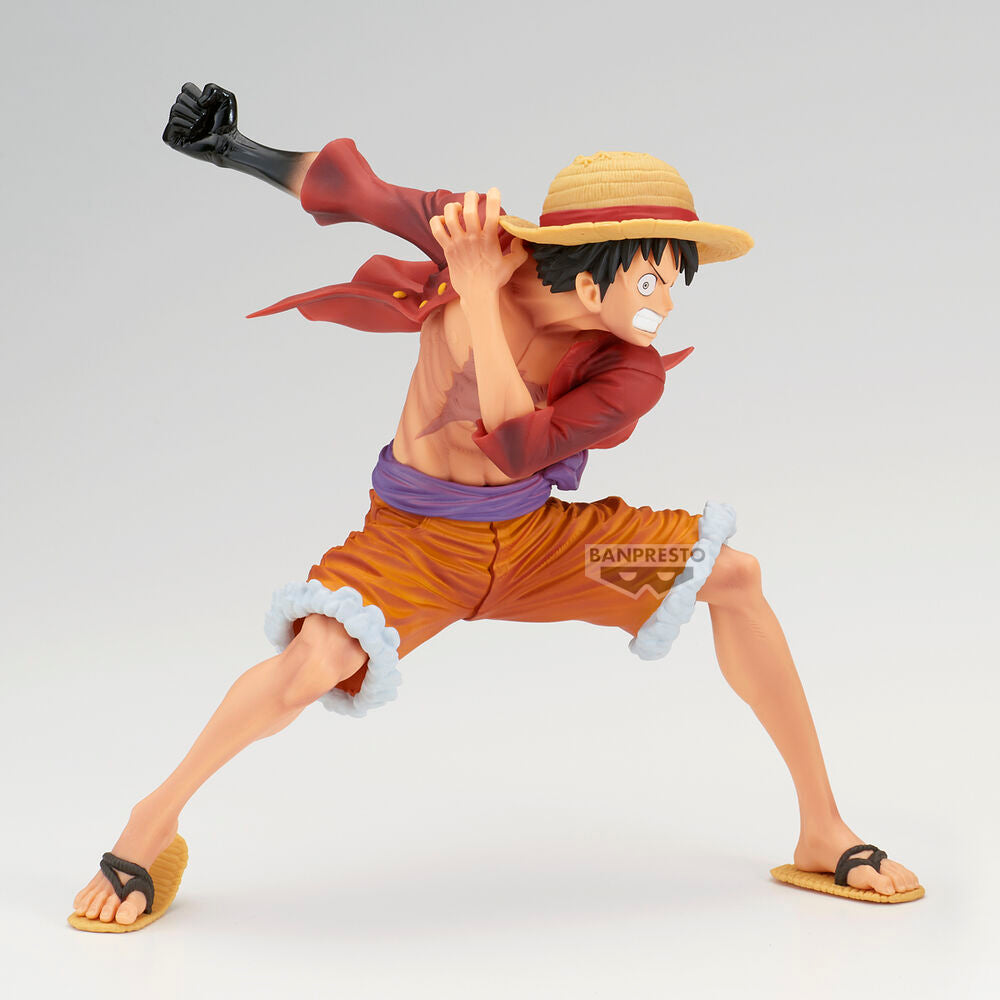 Figura de Monkey D. Luffy Maximatic de One Piece en pose de acción - 3