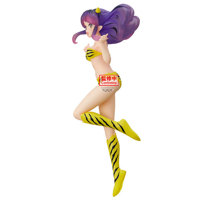 Figura de Lum de Urusei Yatsura con cabello morado y conjunto amarillo a rayas - 4