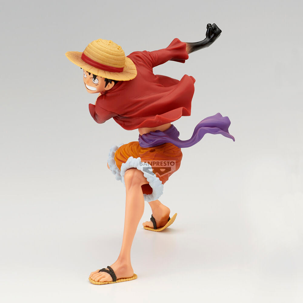 Figura de Monkey D. Luffy Maximatic de One Piece en pose de acción - 4