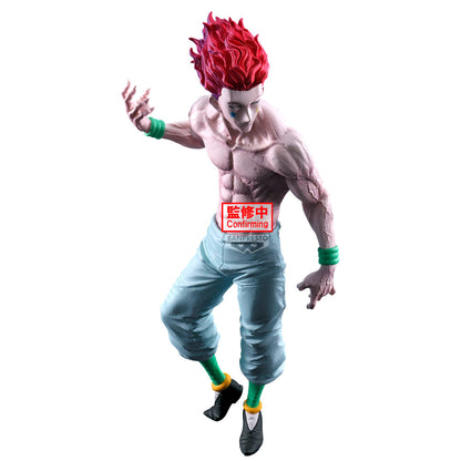 Figura de Hisoka Grandista de Hunter x Hunter con cabello rojo