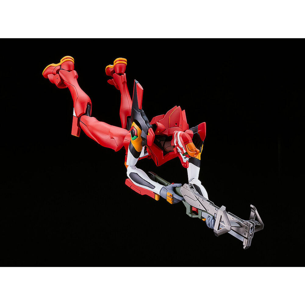 Figura MODEROID Evangelion Unit-02 roja y blanca de 16,5 cm - 2
