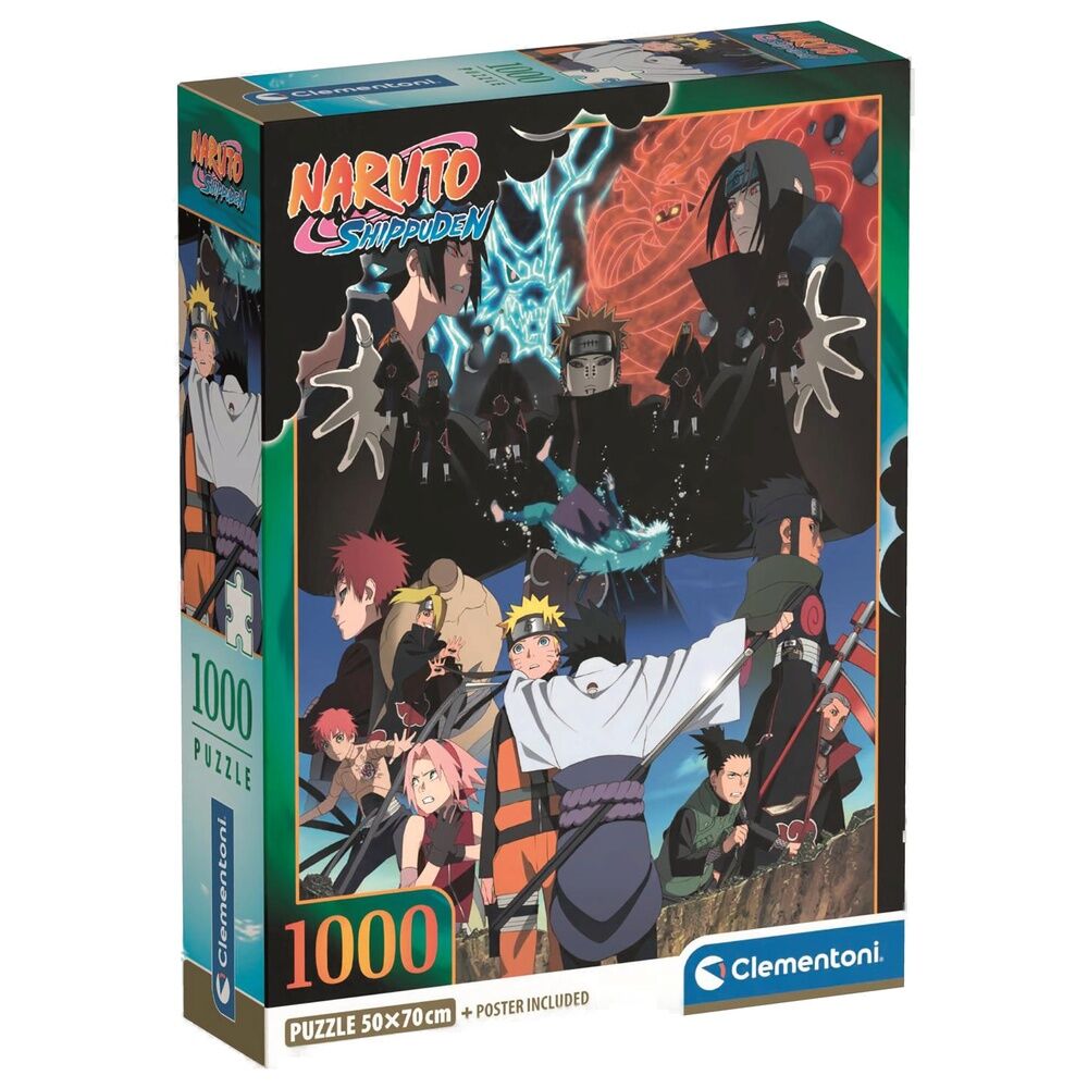 Puzzle Clementoni de Naruto Shippuden de 1000 piezas