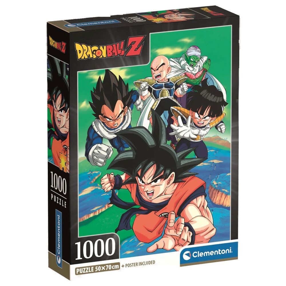 Puzzle Clementoni Dragon Ball Z de 1000 piezas con Goku y sus aliados