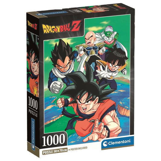Puzzle Clementoni Dragon Ball Z de 1000 piezas con Goku y sus aliados