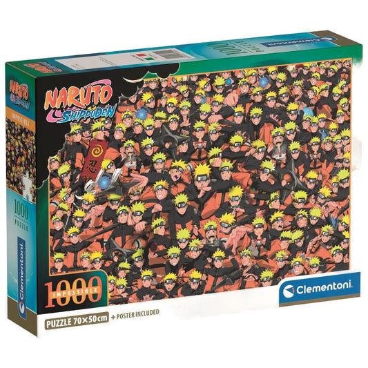 Puzzle Clementoni Impossible de Naruto Shippuden con 1000 piezas