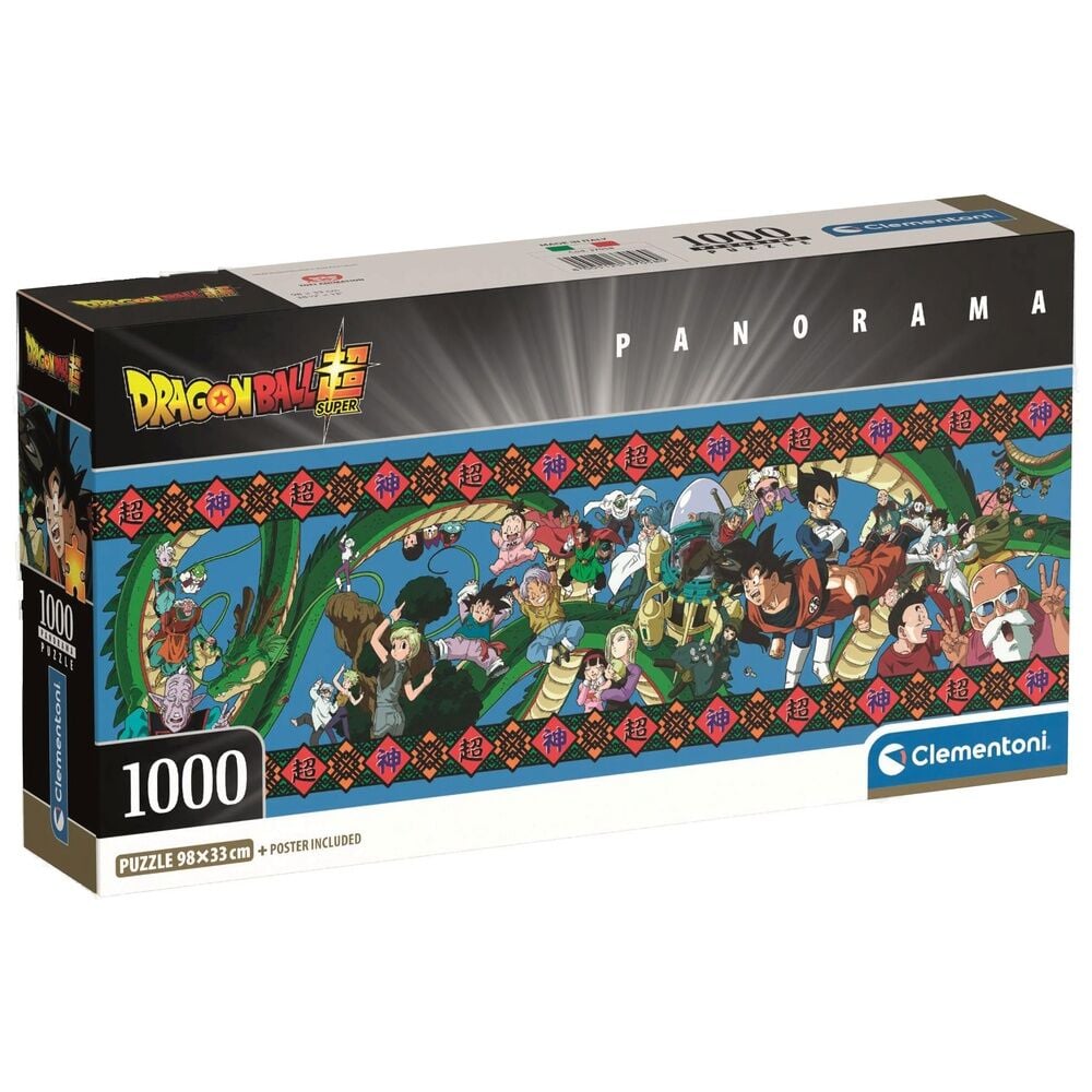 Puzzle panorámico Clementoni de Dragon Ball Super de 1000 piezas