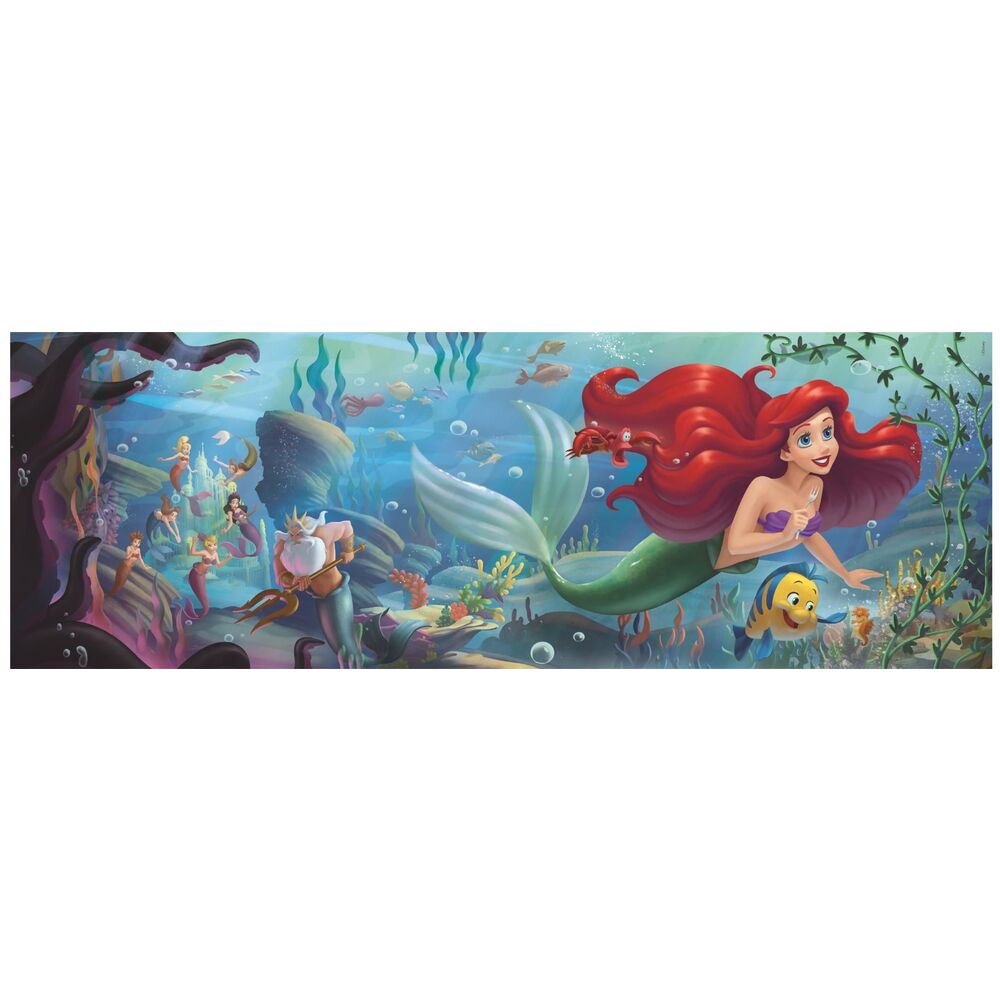 Puzzle panorámico Clementoni de La Sirenita Disney de 1000 piezas - 2