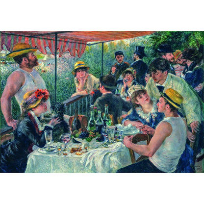 Puzzle Clementoni de Renoir con 1000 piezas y escena de reunión al aire libre - 2