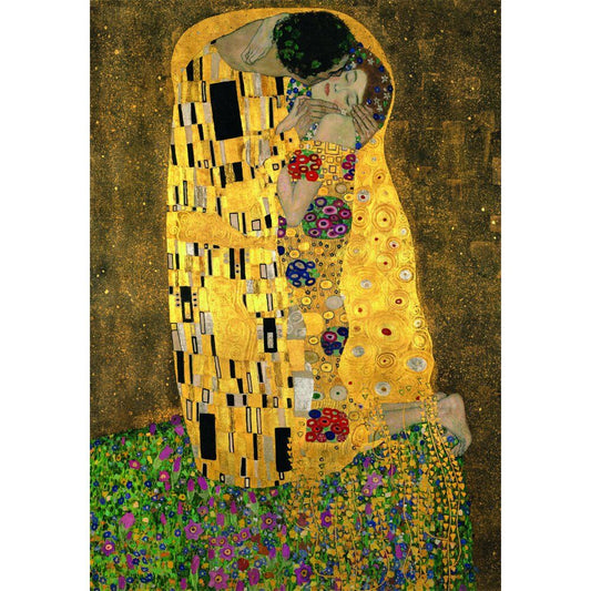 Caja del puzzle Clementoni The Kiss de Klimt de 1000 piezas - 2
