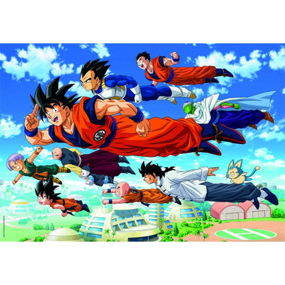 Puzzle Clementoni Dragon Ball de 1000 piezas con personajes en acción - 2