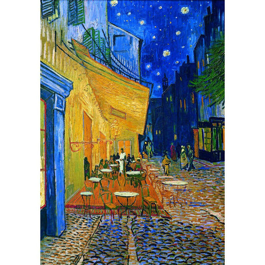 Puzzle Clementoni de 1000 piezas con Cafe Terrace at Night de Van Gogh - 2