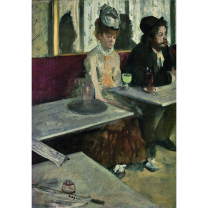 Puzzle Clementoni de 1000 piezas con escena de café de Degas - 2