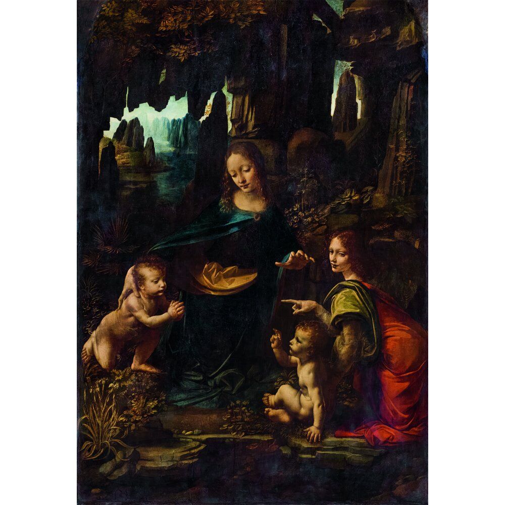 Puzzle Clementoni de 1000 piezas con La Virgen de las Rocas de Leonardo - 2