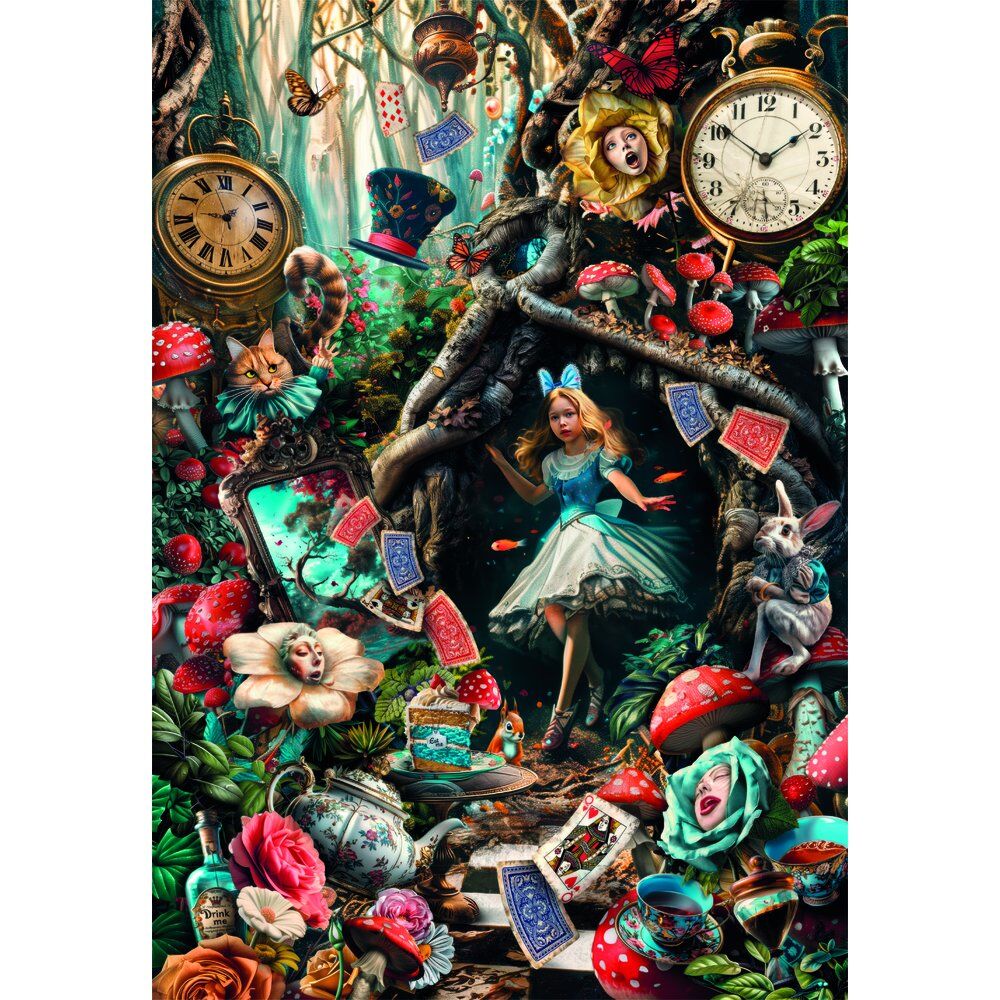 Puzzle Clementoni Another Day in Wonderland de 1000 piezas - 2