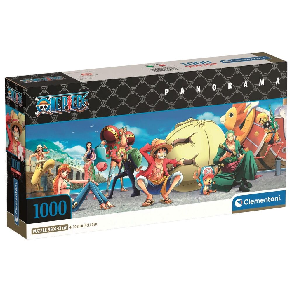 Puzzle panorámico Clementoni de One Piece de 1000 piezas