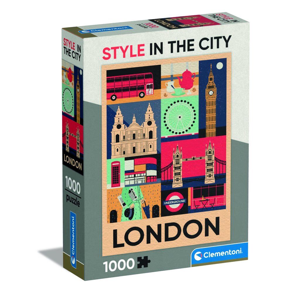 Puzzle Clementoni Style in the City de Londres con 1000 piezas